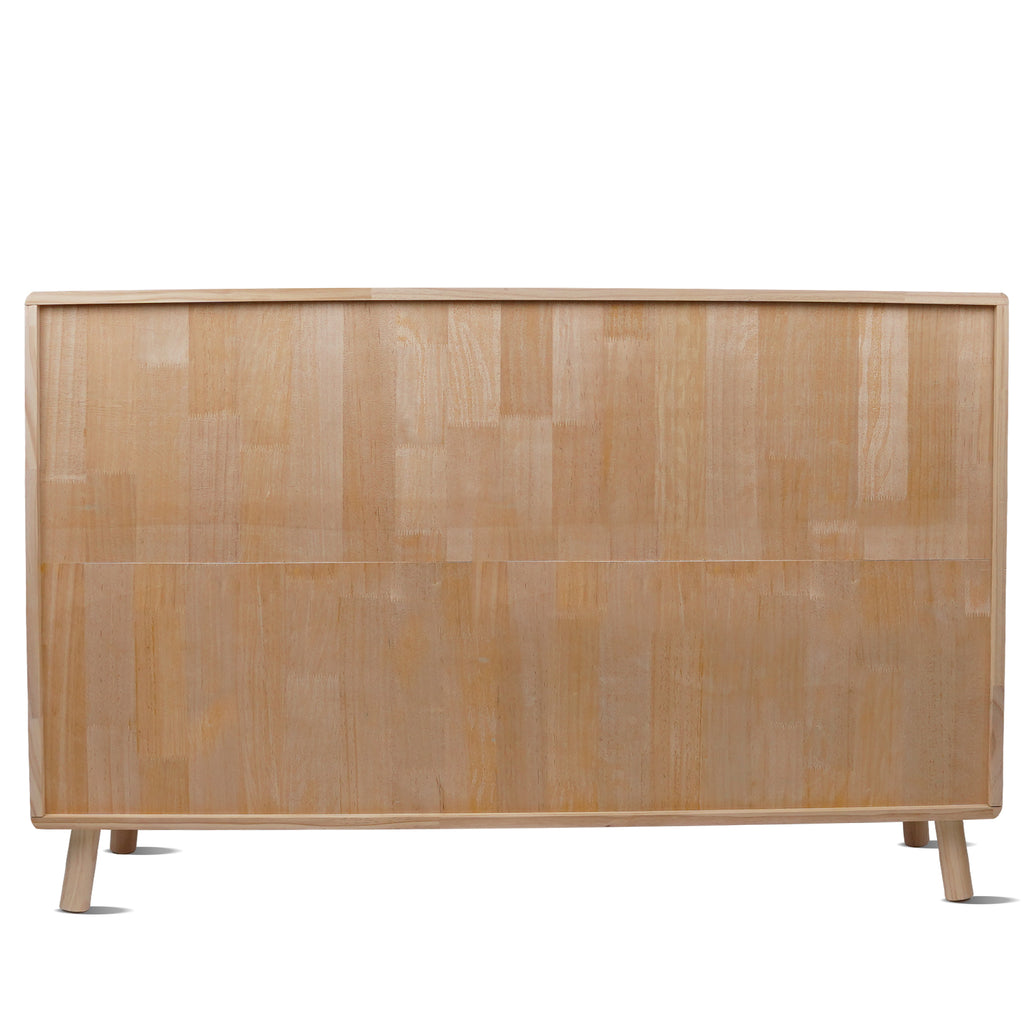 Bookshelf with 7 Cube,Pine Modern Wooden Bookcase with Storage Organizer for Home, Office, Natural