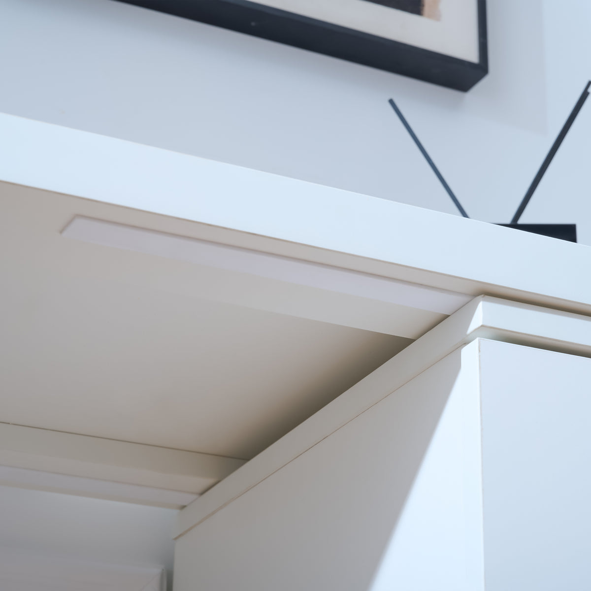 6 Drawers White Dresser, L-Shaped Wood Storage Cabinet for Clothes, 64" Wide wooden dresser for bedroom