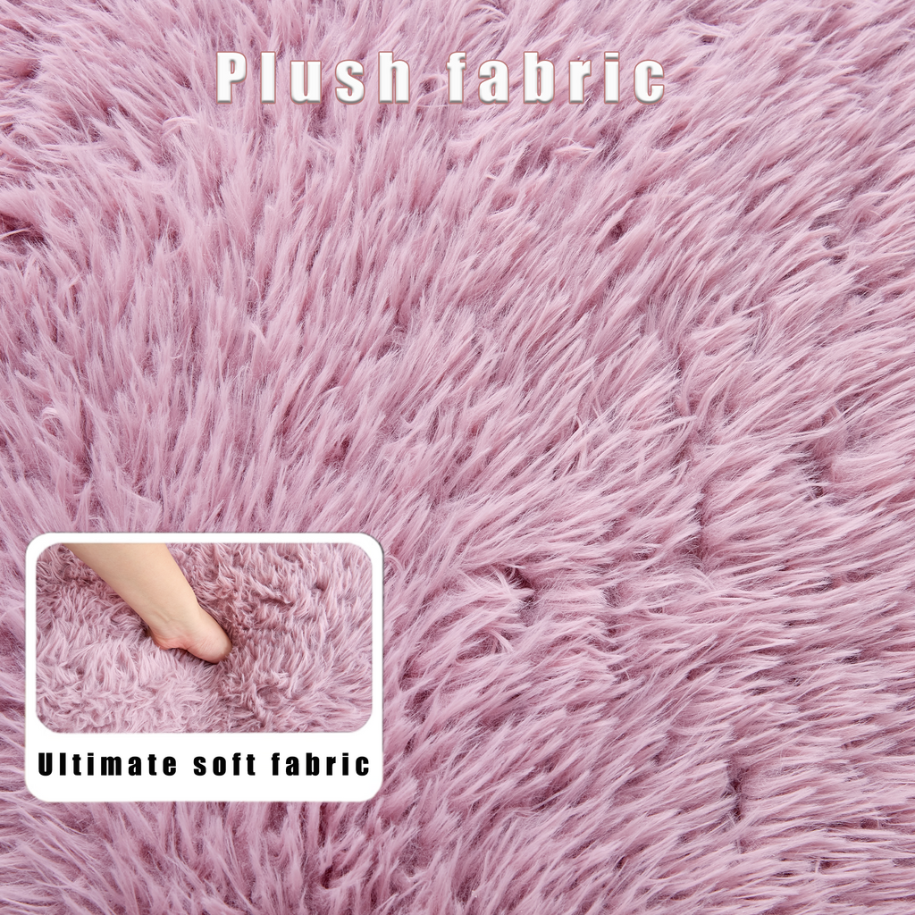 NYBOPAVIS 69" Foldable Lazy Sofa Bed with 5 Position Adjustable Convertible,Recliner Sofa for bedroom, living room,Plush Fabric,Pink