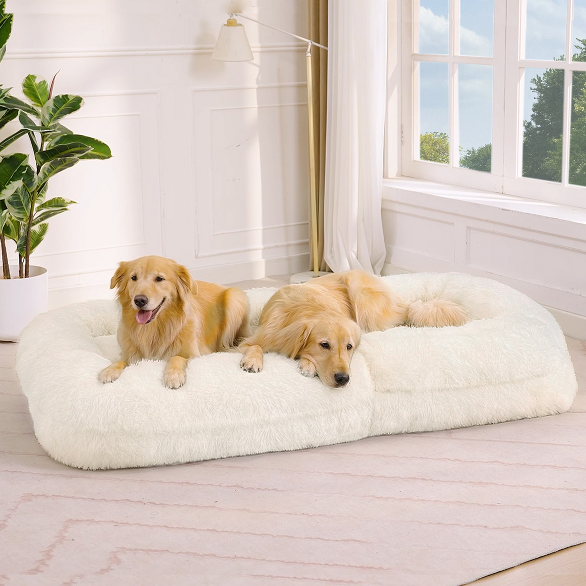 NYBOPAVIS 69" Foldable Lazy Sofa Bed with 5 Position Adjustable Convertible,Recliner Sofa for bedroom, living room,Plush Fabric,Beige