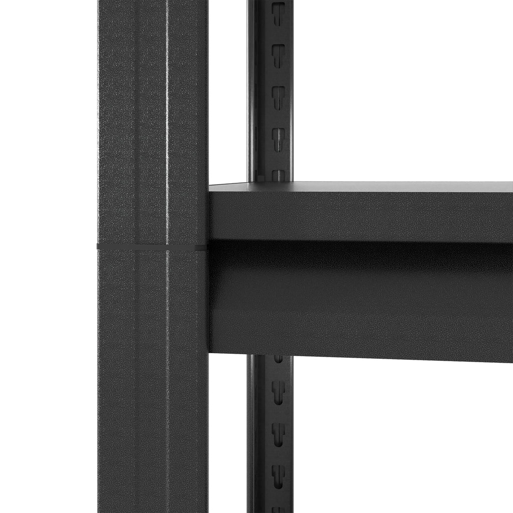 NYBOPAVIS 78"H Heavy Duty Shelving with Pegboard & Adjustable Rack,5-Tier Industrial Metal Shelving Unit for Garages, Warehouses,Offices,Kitchens, 18"D x 47.2"W x 78"H